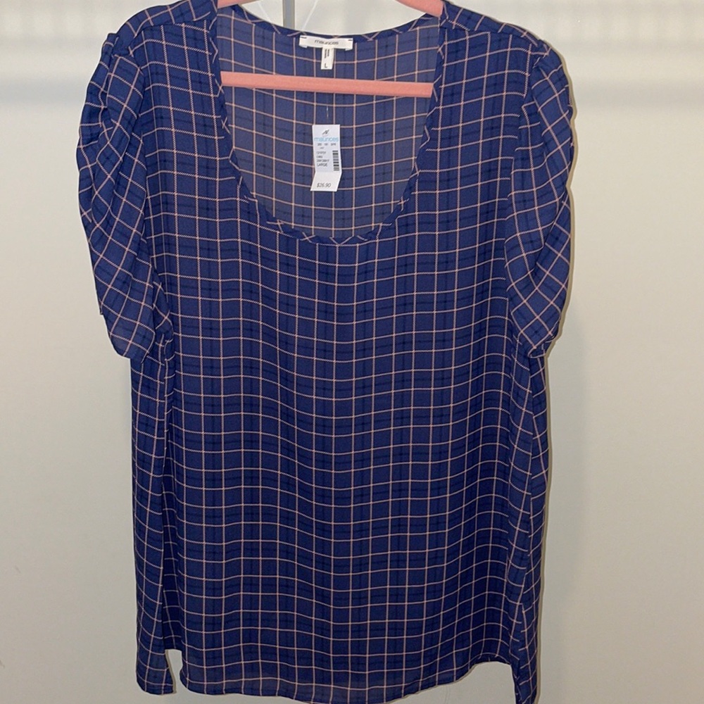 Maurices blouse, puff sleeve detail.